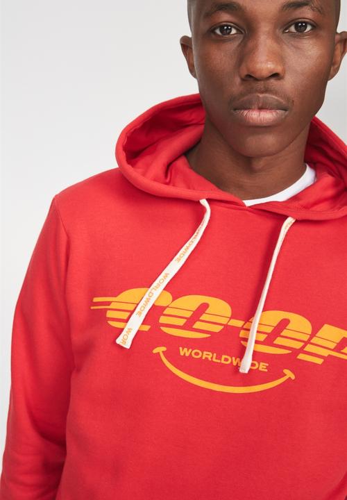 Cotton On - Co-op worldwide fleece pullover - red