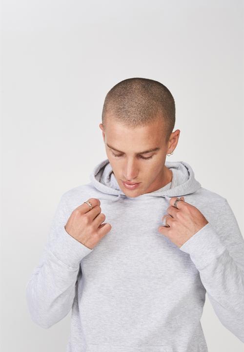 Cotton On - Fleece pullover hoodie - grey 