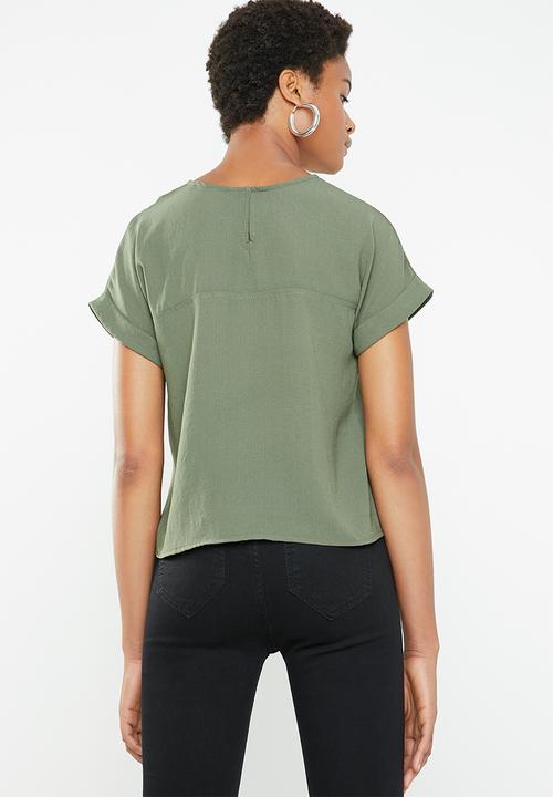 Superbalist - Woven tee - khaki green