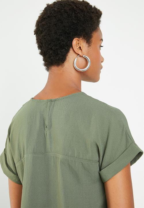 Superbalist - Woven tee - khaki green