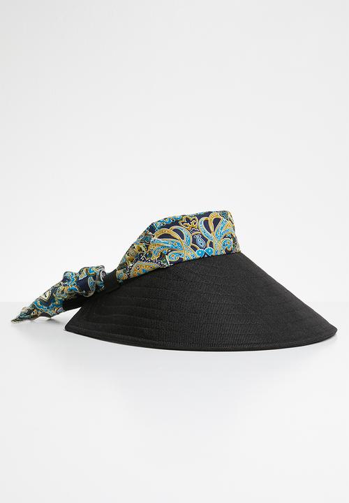 Joy Collectables - Fabric tie visor - black