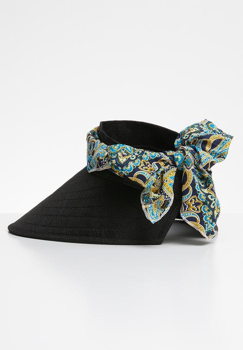 Joy Collectables - Fabric tie visor - black