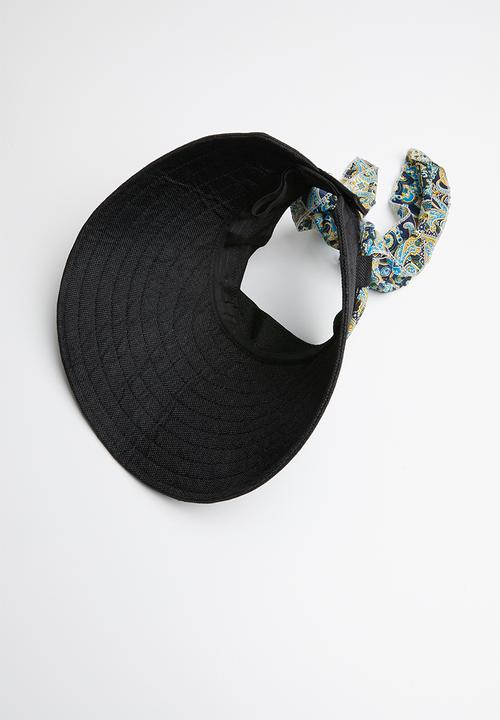 Joy Collectables - Fabric tie visor - black