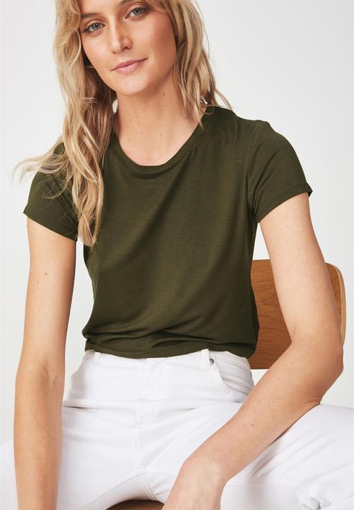 Cotton On - Baby tee - khaki