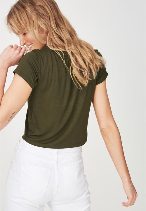 Cotton On - Baby tee - khaki