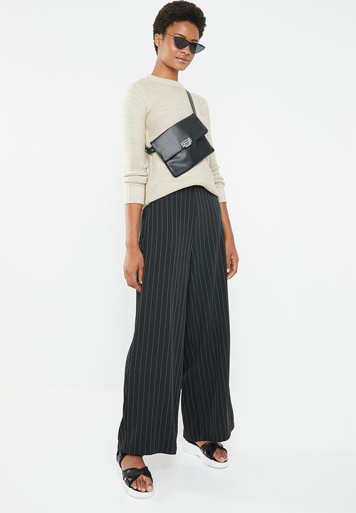 Superbalist - wide leg pants - black