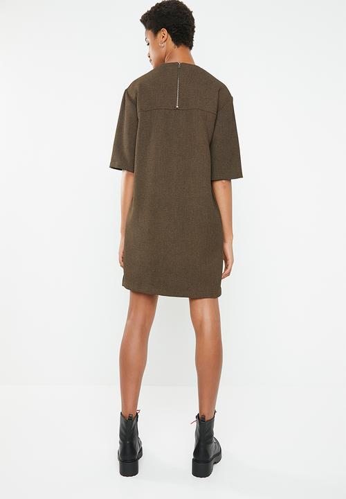 Superbalist - Utility style dress - brown