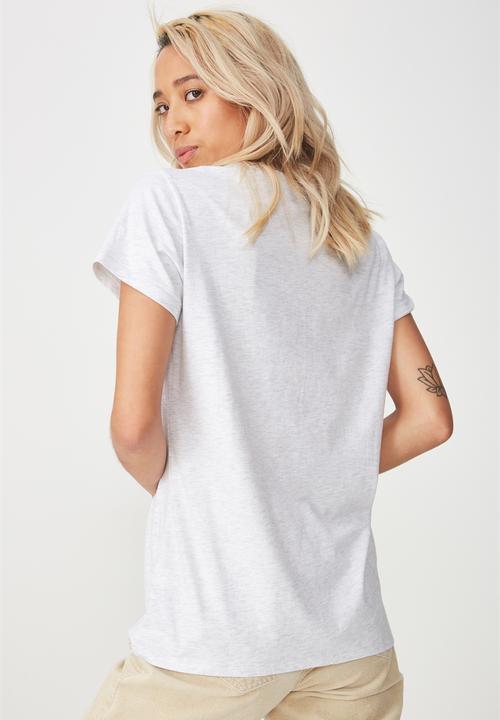 Cotton On - Tbar fox graphic tee - grey