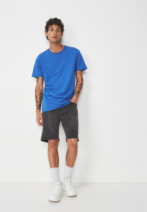 Cotton On - Essential crew tee - blue