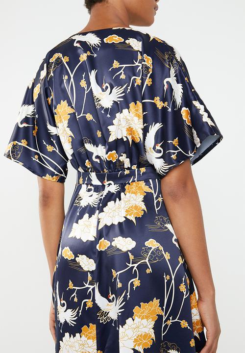 Superbalist - Button detail dress - navy 