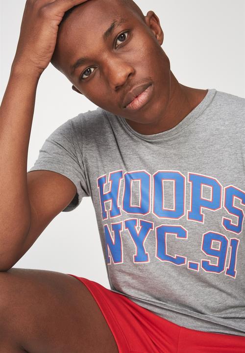 Cotton On - Hoops NCY 91 tbar tee - grey 
