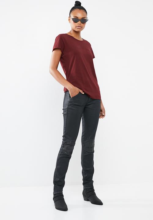 G-STAR - Graphic 59 r tee - burgundy