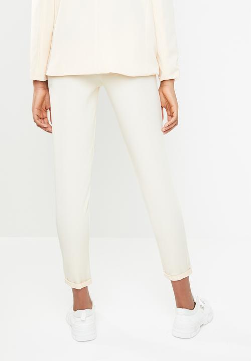 Superbalist - Classic suit pant - cream