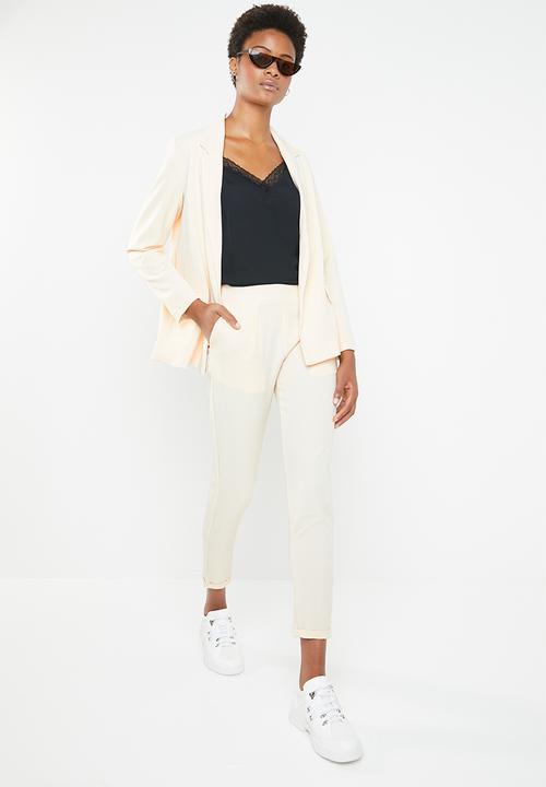 Superbalist - Classic suit pant - cream
