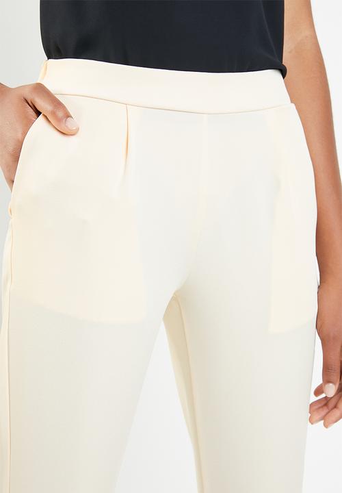 Superbalist - Classic suit pant - cream