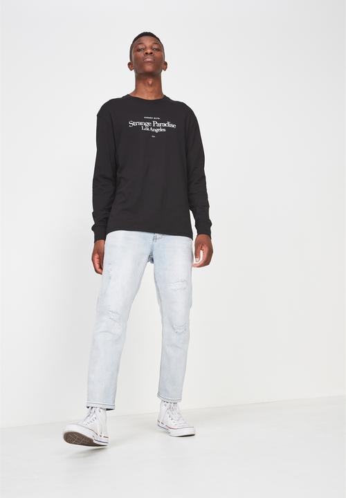 Cotton On - Sunset and blvd Tbar long - black