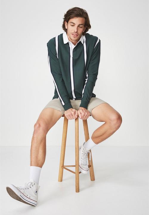 Cotton On - Stripe rugby polo - multi