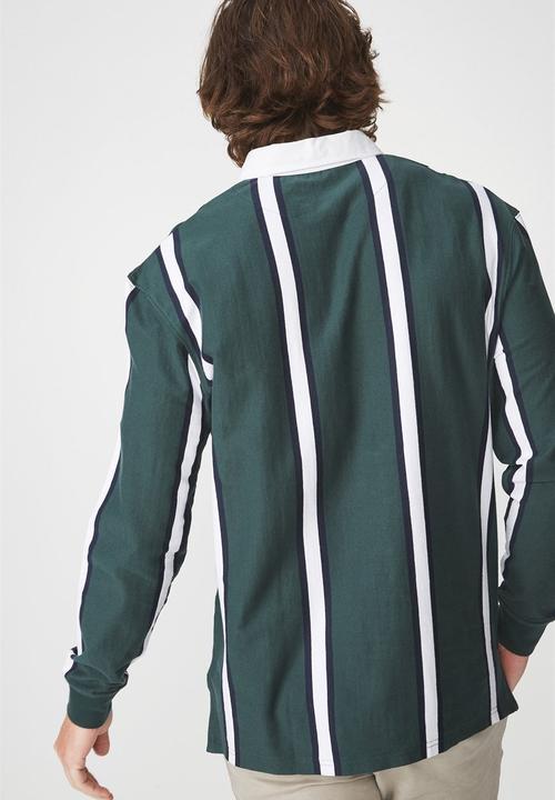 Cotton On - Stripe rugby polo - multi
