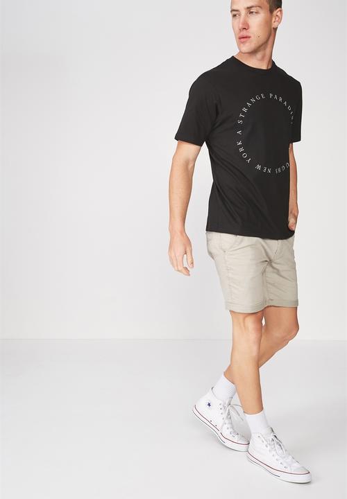 Cotton On - Ny paradise Tbar tee - black