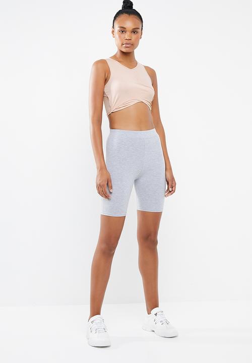 Missguided - Wrap front sports bra - pink