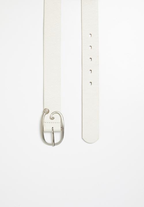 Superbalist - Olivia leather belt - cream