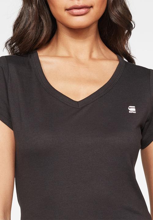 G-STAR - Eyben slim tee - black 
