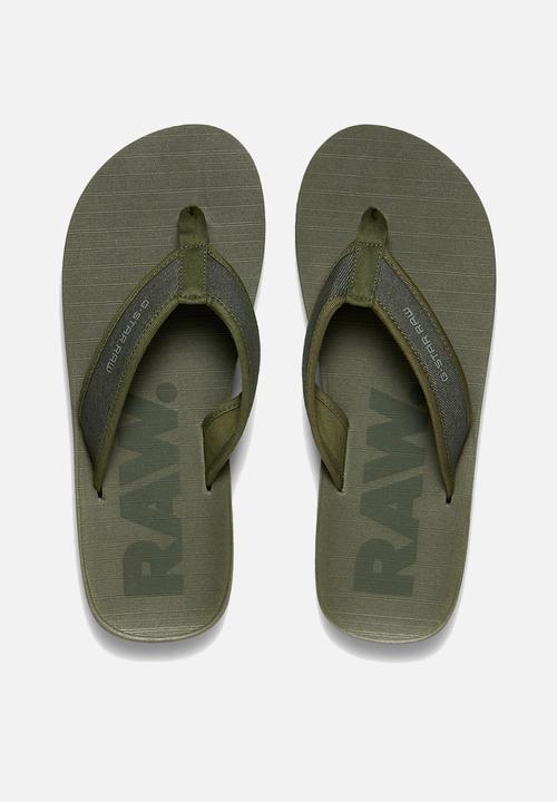 G-STAR - Flip flop textile - green