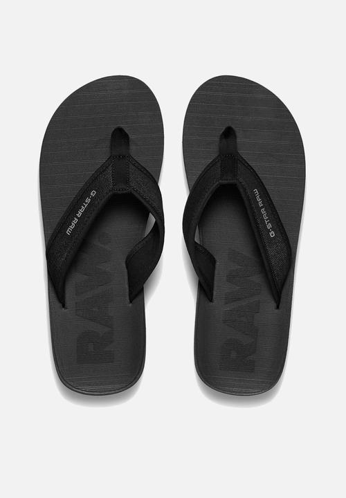 G-STAR - Flip flop textile - black