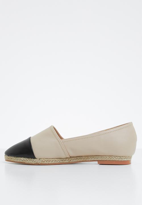Superbalist - Alyssa espadrille pump - neutral & black