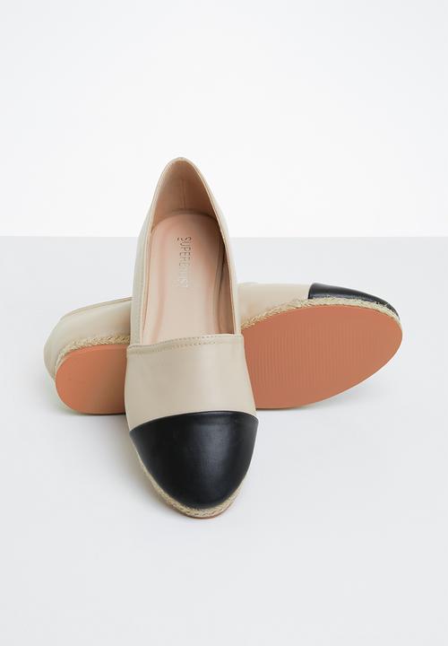 Superbalist - Alyssa espadrille pump - neutral & black