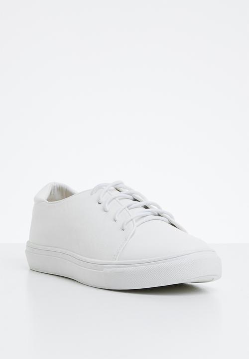Superbalist - Jen lace up sneaker - white