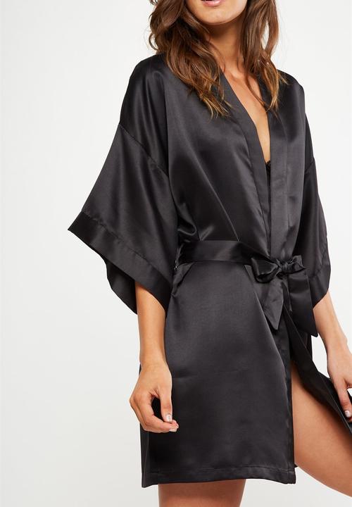 Cotton On - Kimono gown - black