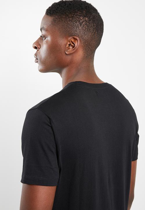 Superbalist - Printed crew neck tee - black