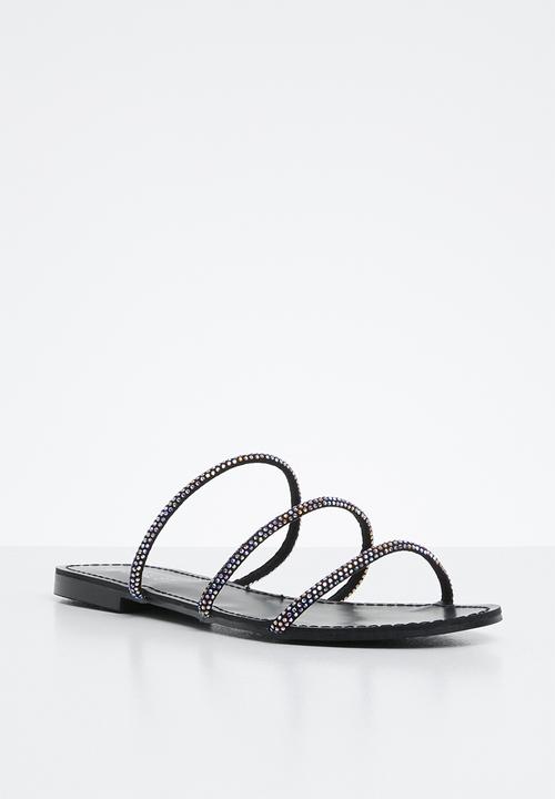 Superbalist - Dainty diamante sandal - black