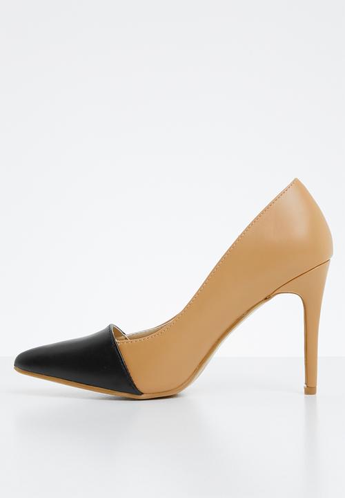 Superbalist - Ester court heel - neutral & black