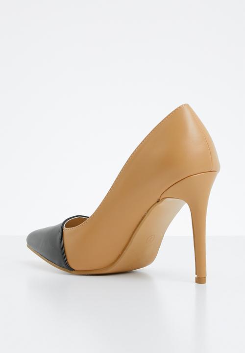 Superbalist - Ester court heel - neutral & black