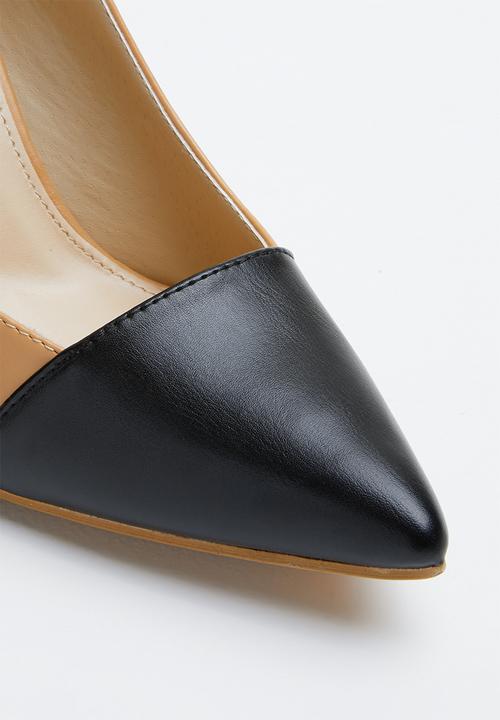 Superbalist - Ester court heel - neutral & black