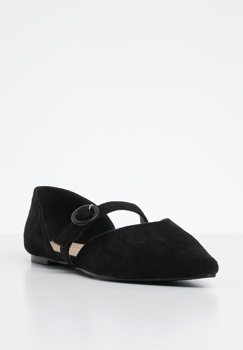 Superbalist - Buckle detail pump - black