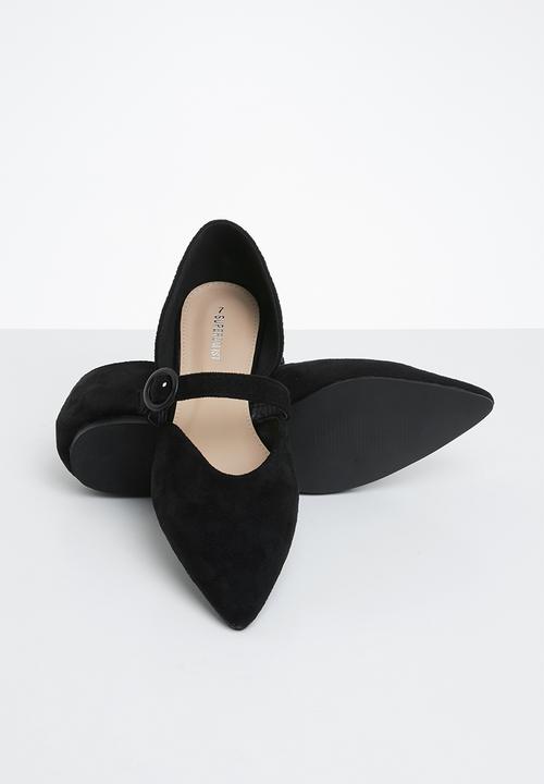 Superbalist - Buckle detail pump - black