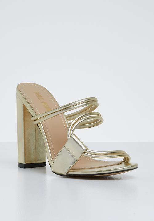 Public Desire - Equate heel - gold