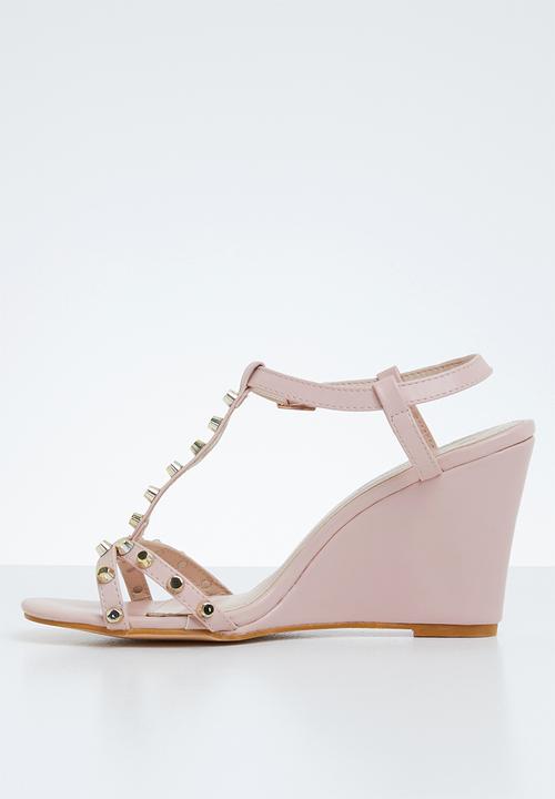 Miss Black - Asia wedge - mid pink