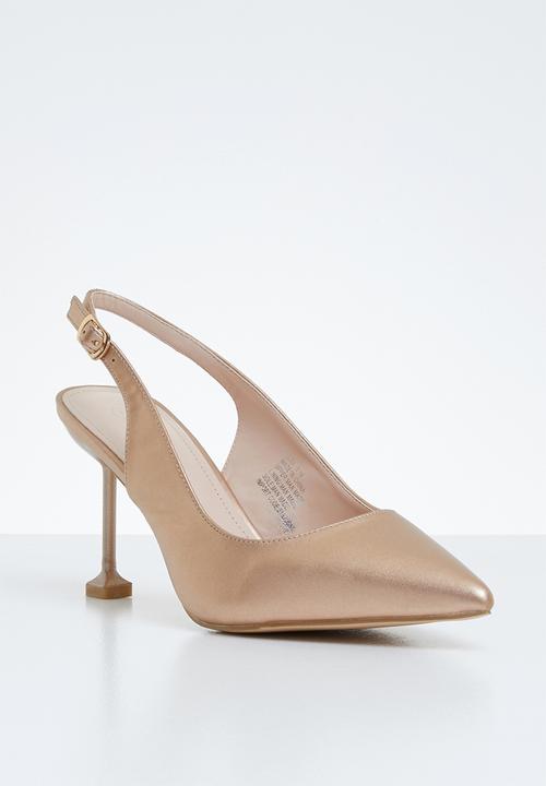 Miss Black - Elba heel - rose gold
