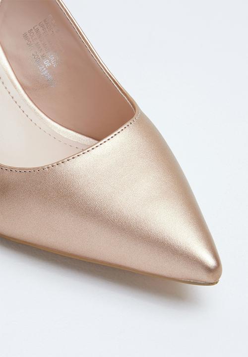 Miss Black - Elba heel - rose gold