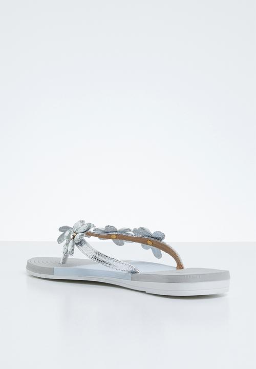 Miss Black - Folle sandal - silver & grey