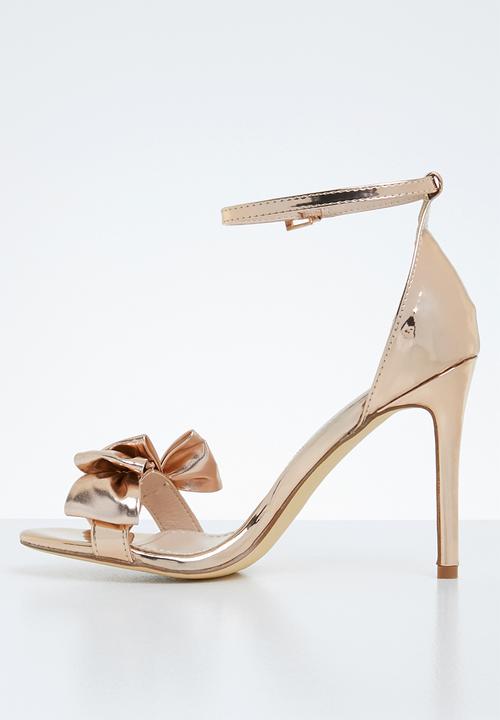 Miss Black - Olga heel - rose gold