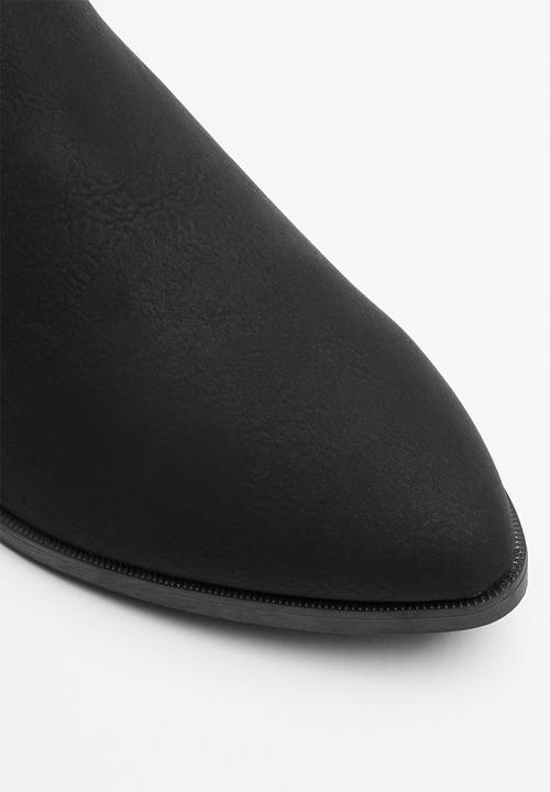 Jada - Slip-on  low heel ankle boots - black