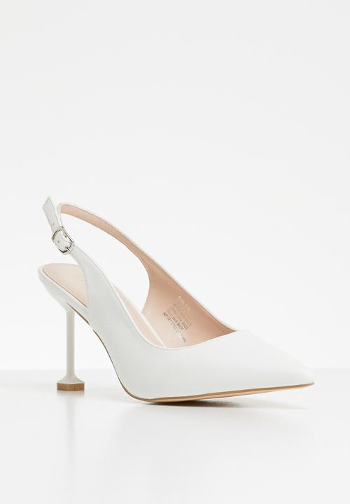Miss Black - Elba heel - white