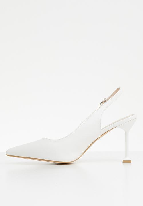 Miss Black - Elba heel - white
