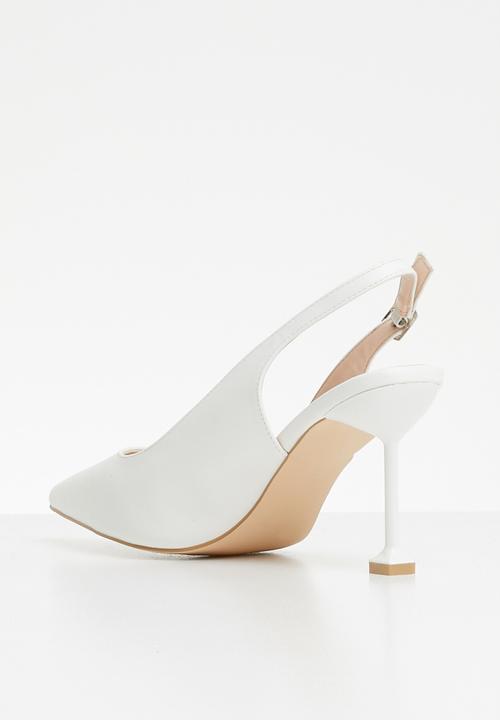 Miss Black - Elba heel - white