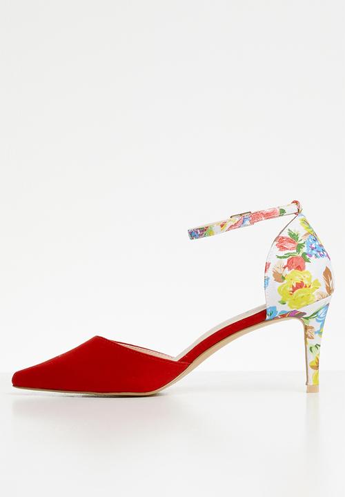 Miss Black - Jolie heel - red
